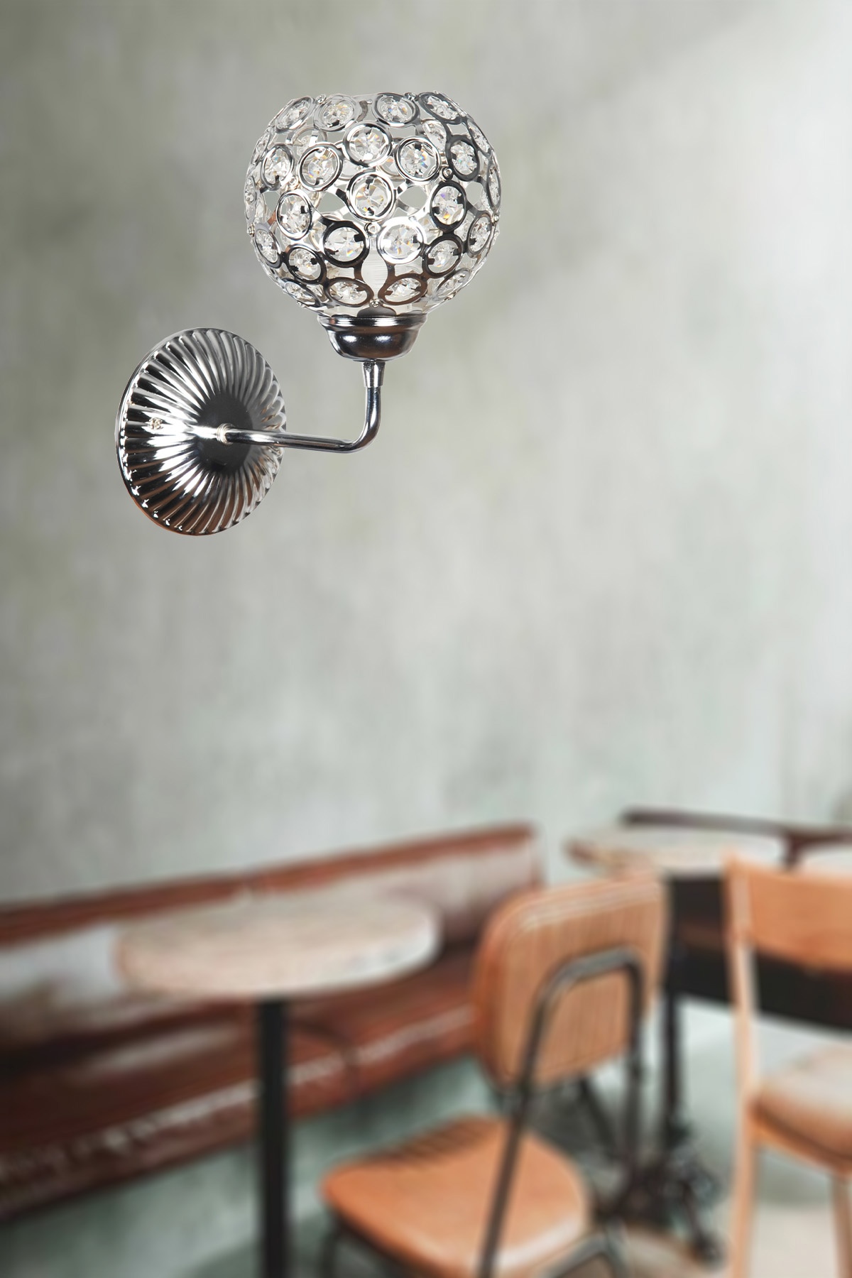 GALE APLİK E-27 KROM (ELMAS)