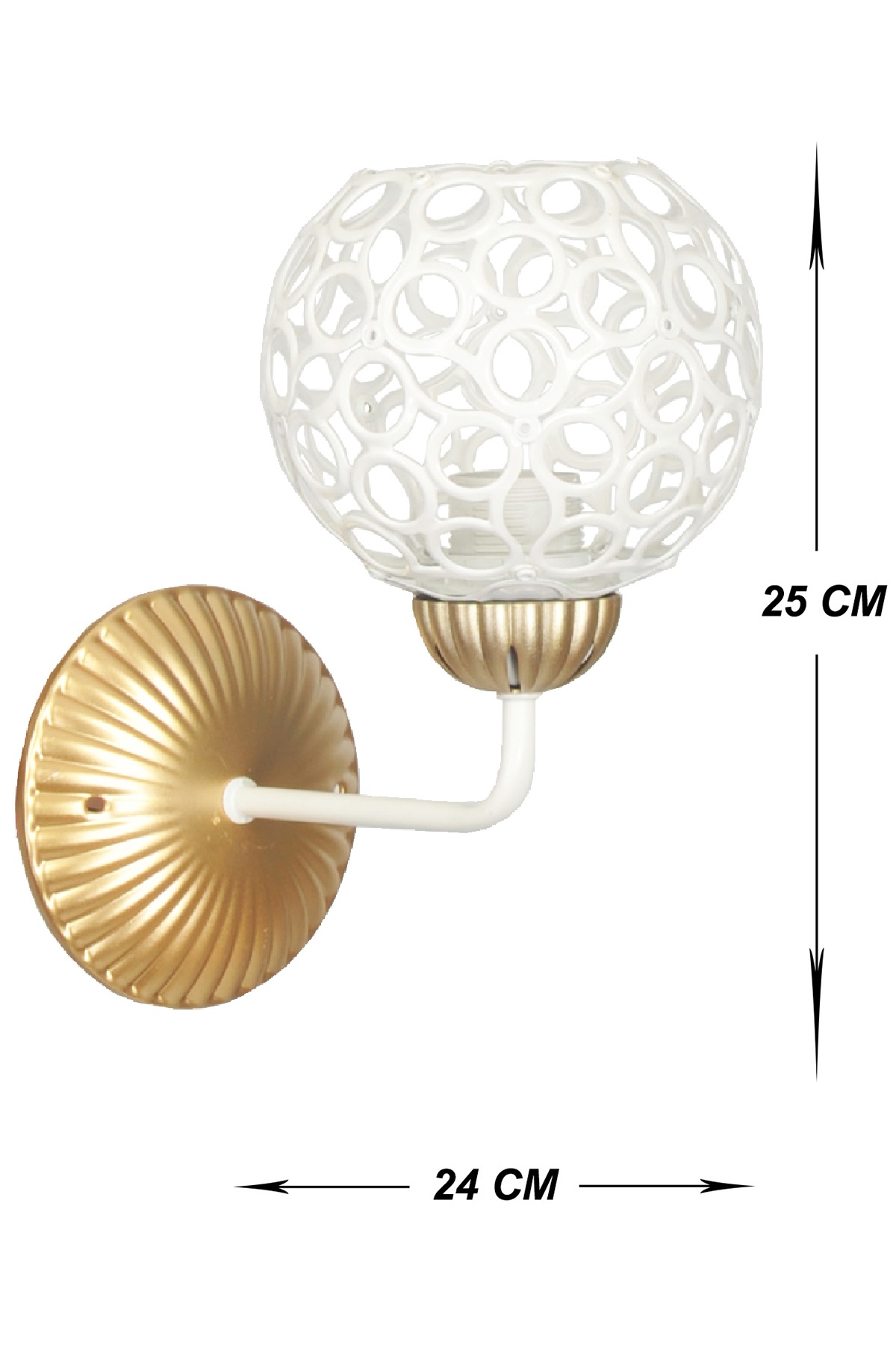 GALE APLİK E-27 BEYAZ GOLD (NAZAR)